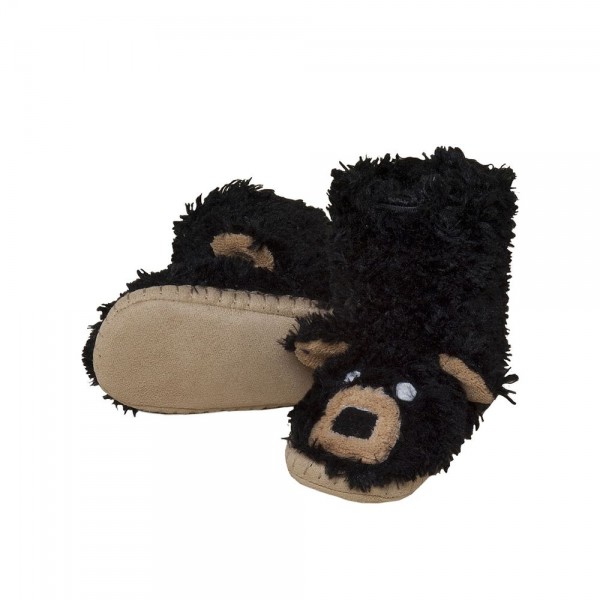 Black Bear Slippers