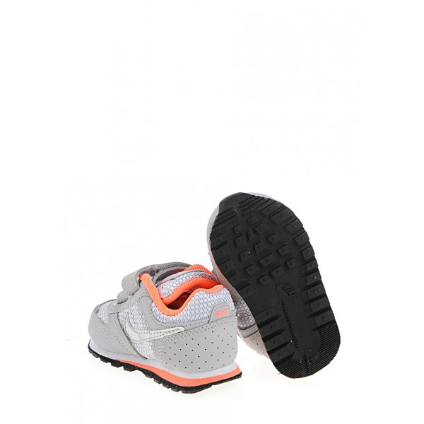 Nike MD Runner TDV Gris/Naranja (talla 19.5 a 27)
